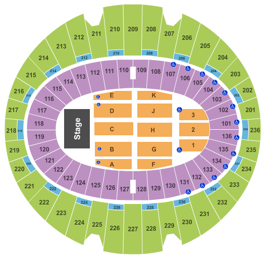 Jingle Ball Seating Chart Staples Center